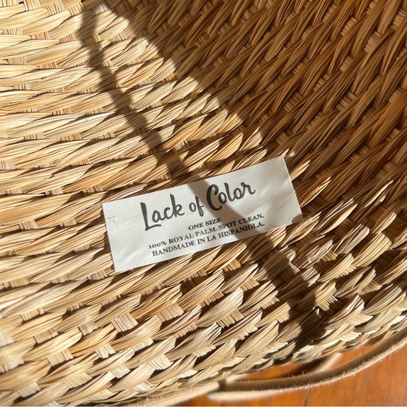 Lack of Color Palm Canyon Straw Hat Natural - Picture 6 of 7